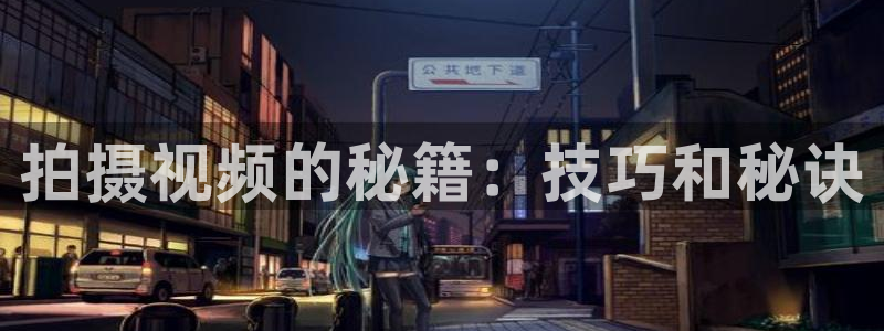 糖心vlogo网站：拍摄视频的秘籍：技巧和秘诀